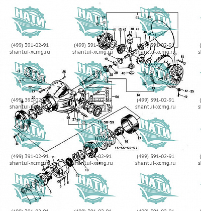 REAR AXLE MAIN DRIVE ASSEMBLY